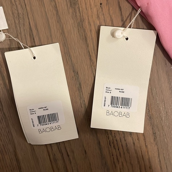 NWT Baobab Marea Set Rose Pink Midi Dress - Picture 11 of 11